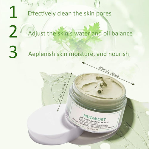 Masque Visage Avec Argile, Nettoyage Masque Hydratant Visage, Masque De Boue Aux, Masques Visage Spa, Masques De Beauté À L'Argile, Face Clay Mask, Masque Pour Le Visage Pour Nettoyer En Profondeur
