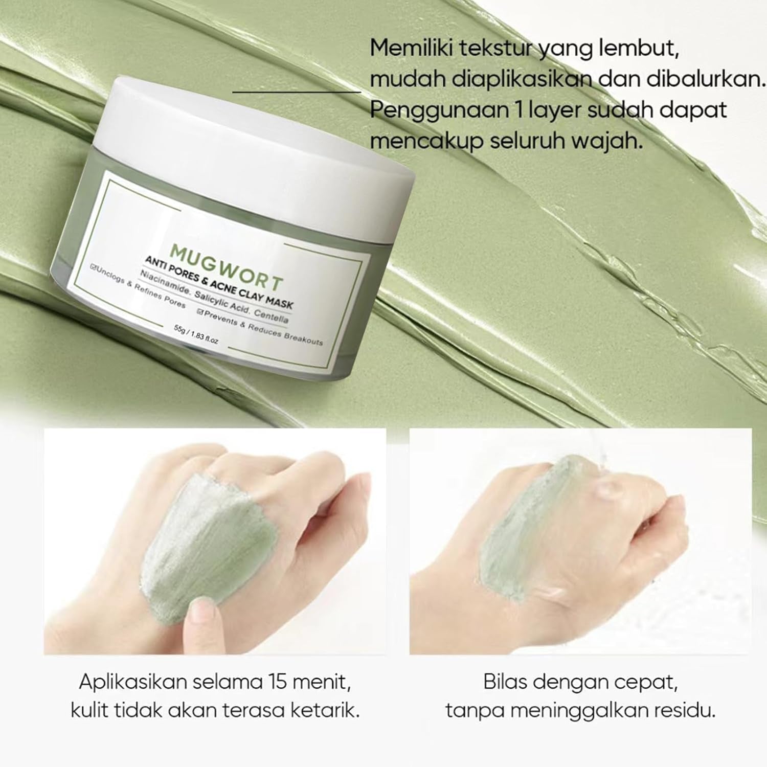 Masque Visage Avec Argile, Nettoyage Masque Hydratant Visage, Masque De Boue Aux, Masques Visage Spa, Masques De Beauté À L'Argile, Face Clay Mask, Masque Pour Le Visage Pour Nettoyer En Profondeur